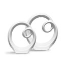 Ver imagem 1 de Dupla Arco Decorativo Enfeite Mesa Decoração Clássica Branca