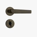 Ver imagem 1 de Fechadura Banheiro Concept Redonda 401 Bronze Oxidado 40mm - Pado