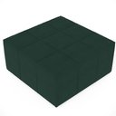 Ver imagem 6 de Puff Decorativo para Sala de Estar Quadrado Milano 90x90cm W01 Suede Verde Musgo - Lyam Decor