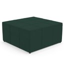 Ver imagem 2 de Puff Decorativo para Sala de Estar Quadrado Milano 90x90cm W01 Suede Verde Musgo - Lyam Decor
