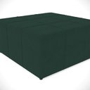 Ver mais imagens de Puff Decorativo para Sala de Estar Quadrado Milano 90x90cm W01 Suede Verde Musgo - Lyam Decor
