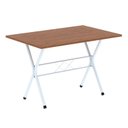 Ver imagem 6 de Conjunto de Mesa Tubular 62 100x60cm Tampo em MDF com 4 Cadeiras Ane B Branco/Botanic Bege