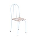 Ver imagem 5 de Conjunto de Mesa Tubular 62 100x60cm Tampo em MDF com 4 Cadeiras Ane B Branco/Botanic Bege