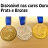 Kit 5 Medalhas Grande Honra Ao Mérito 5,5cm Premiação Escola Prata - 4