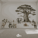 Ver imagem 1 de Painel Safari Aquarela-md25