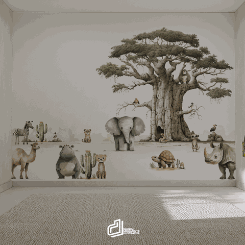 Painel Safari Aquarela-md25