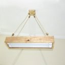Ver imagem 3 de Luminária Lustre Pendente Rústico Madeira Led Lustre 40w