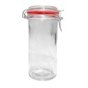 Ver imagem 2 de Kit 2 Potes Hermético Vidro Trava Metal 1500ml Class Home