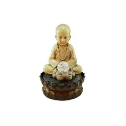 Fonte Zen De Água M Monge Com Bola 29cm - 1