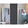 Pastilhas Adesivas 10 Peças De 58cm Azulejos Parede Banheiro - Preto - Pastilhas pretas - 3