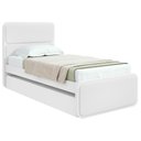 Ver imagem 1 de Cama Solteiro Easy Like com Cama Auxiliar Tec Korino Branco