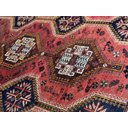Ver imagem 3 de Tapete Clássico Persa Iraniano Shiraz Vermelho 1,73 X 2,53m