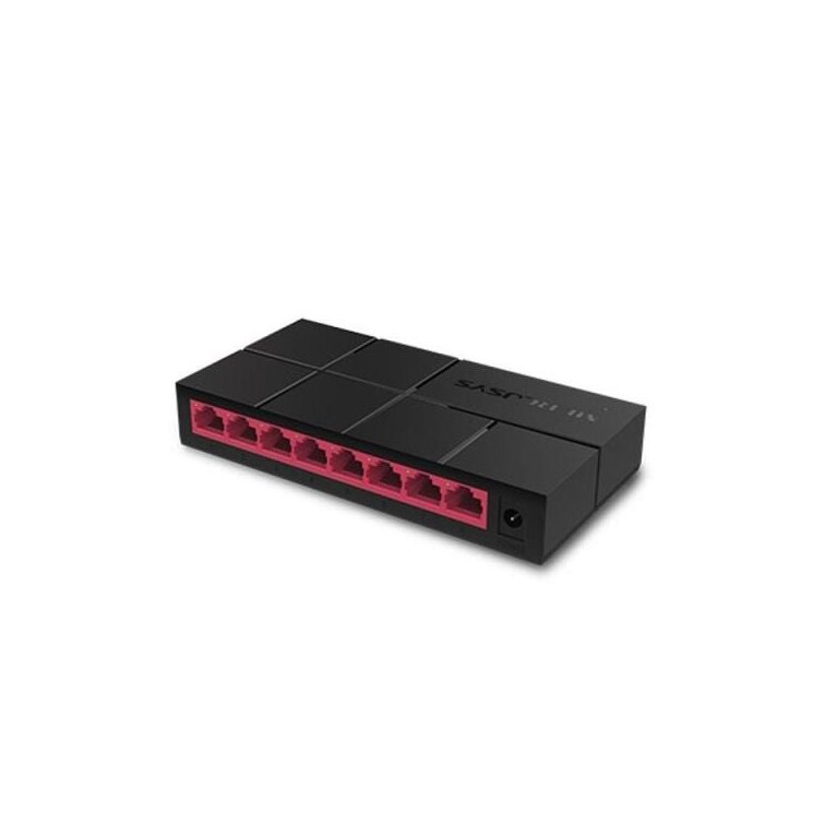 SWITCH 8 PORTAS MERCUSYS MS108G GIGABIT 10/100/1000 PRETO