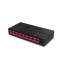 Ver imagem 1 de SWITCH 8 PORTAS MERCUSYS MS108G GIGABIT 10/100/1000 PRETO