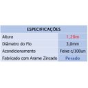 Ver imagem 2 de Distanciador Cerca 1,2m c/100 3,0mm Nelore Morlan