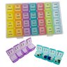 Porta Medicamentos 28 Compartimentos Caixa Organizador de Comprimidos Diário e Semanal - 2
