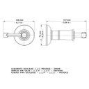 Ver imagem 2 de Acabamento para Registro Docol Base Provence 1.1/4" a 1.1/2" Chrome