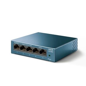 SWITCH GIGABIT 5 PORTAS TP-LINK LS105G LITE WAVE 10/100/1000 - MESA/PAREDE