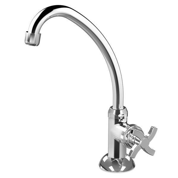Torneira de Cozinha Bica Móvel de Mesa Quadriseta E05 Colors BCD Acquabios - Cromada - 2