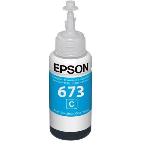 REFIL DE TINTA EPSON T673220 CIANO 70 ML L800 L805 L810 L850 L1800