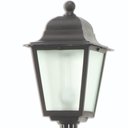 Ver imagem 3 de 12 Postes de Luz para Jardim Colonial Luminárias de Piso Pretas Clássicas Dital Soberana