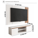 Ver imagem 4 de Painel com Rack Funcional para TV - Cava Suspenso 136cm