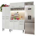 Ver imagem 2 de Armário de Cozinha Completa 229cm Branco Emilly Madesa 18XA