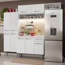 Ver imagem 1 de Armário de Cozinha Completa 229cm Branco Emilly Madesa 18XA