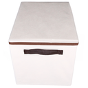 Ver imagem 6 de Aixa Organizadora de Tecido Organibox com Alça e Tampa de 28x31x28cm Cor: Marrom