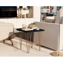 Mesa de Apoio Taylor - Preto - Mania de Móveis - 5