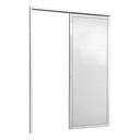 Ver imagem 1 de Porta de Correr Alumínio Branco Parede 1 Folha Lambril Maxx