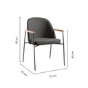 Ver imagem 3 de Kit 6 Cadeiras para Sala de Jantar Duna