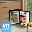 Ver imagem 4 de Frigobar Geladeira Hq 47 Litros Preto Bc-47