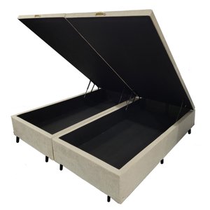 Cama Box Baú Queen Blindada 158x198 Reforçada
