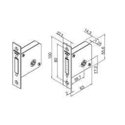 TRAVA QUADRUPLA PADO DUPLA 1100 IXE CRA - 2