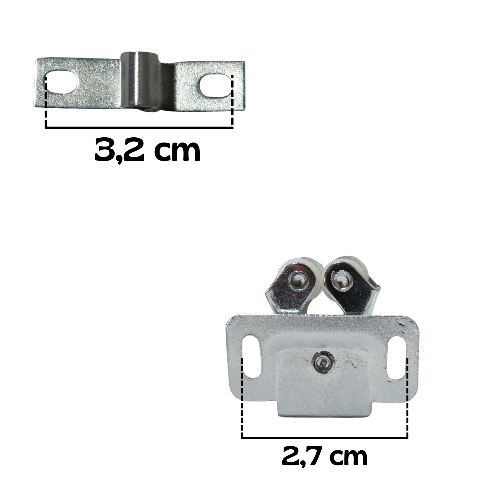 Kit 10 Un Fecho Rolete P/ Moveis Pressao Trava Porta Armario - 7