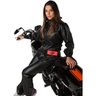 Kit Capa de Chuva Feminina Alba e Polaina Bota Alba Pvc Impermeável - Preto - CAPA GG + POLAINA P - 2