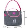 Kit Mochila Escolar Rodinhas Meninas Infantil Holográfica com Lancheira + Estojo + Chaveiro YEPP Moc - 3