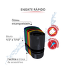 Kit 50 Unidades do Engate Rápido 1/2" e 7/16" para Mangueira Sortido Colors Durín - 2