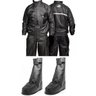 Kit Capa de Chuva Alba Nylon e Polaina Bota Delta Pvc Impermeável - CAPA P + POLAINA P - 1