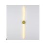 Arandela Slim Linear 1 Perfil Alumínio p/ Fita LED - 70cm - Dourada - 4