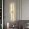 Arandela Slim Linear 1 Perfil Alumínio p/ Fita LED - 70cm - Dourada - 1