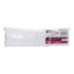 Travesseiro Xuxão Daju 145x45 cm Branco de Corpo Inteiro - 2