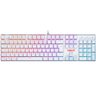 Teclado Mecanico Gamer Redragon Mitra Branco Switch Red K551w-rgb - 1