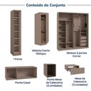 Ver imagem 6 de Guarda-Roupa Modulado de Canto Obliquo 8 Peças 9 Portas Orion CabeCasa MadeiraOriginals