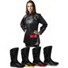 Kit Capa de Chuva Feminina Alba Europa + Bota Motosafe PVC Motociclista - CAPA GG + BOTA 41 VERMELHA - 1