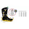 Kit Capa de Chuva Feminina Alba Europa + Bota Motosafe PVC Motociclista - CAPA GG + BOTA 41 VERMELHA - 5