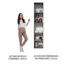 Ver mais imagens de Paneleiro 40 Cm 2 Portas Suspenso Cinza Nice Madesa Cinza