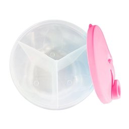 Kit Garrafa Paris 500ml Garrafa Fano 250ml e Pote Dosador 300ml Unibaby Rosa - 2