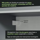 Ver imagem 3 de Armário De Cozinha Completa Suspenso 260Cm Cinza
